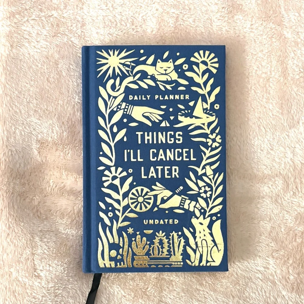 Galison Things I'll Cancel Later Undated Mini Planner